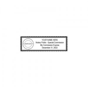 Kentucky Notary Stamp Imprint (Special Commission)